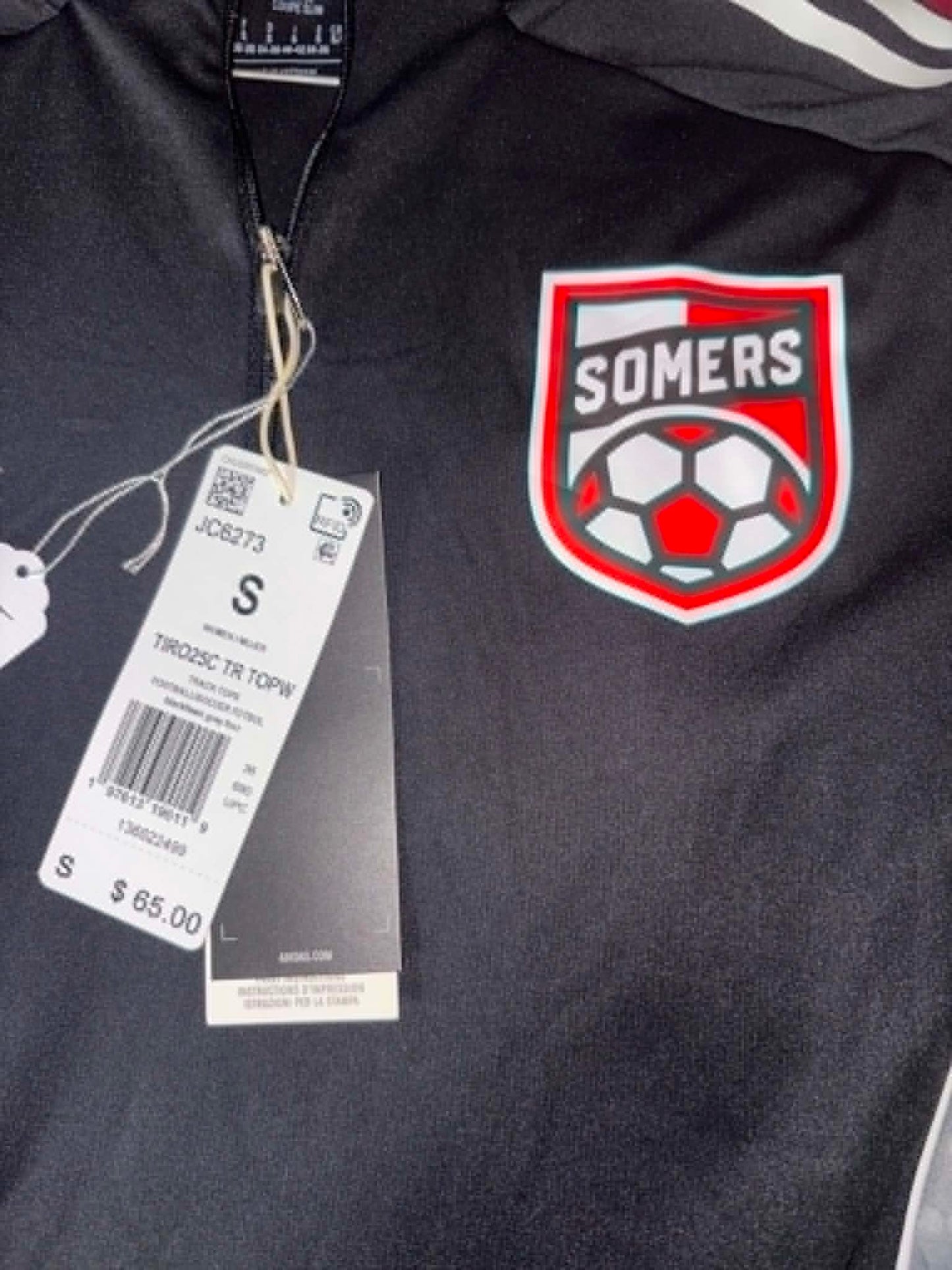 Size Women’s Small, NWT, adidas, soccer quarter zip jacket - Somers - Aeroready