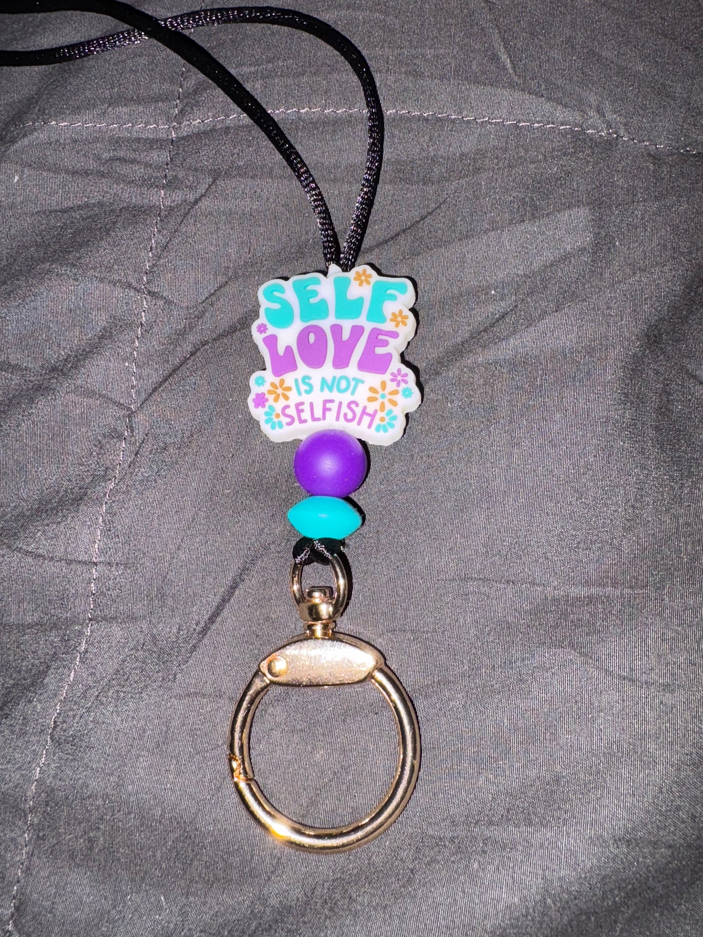 Self Love is Not Selfish Lanyard