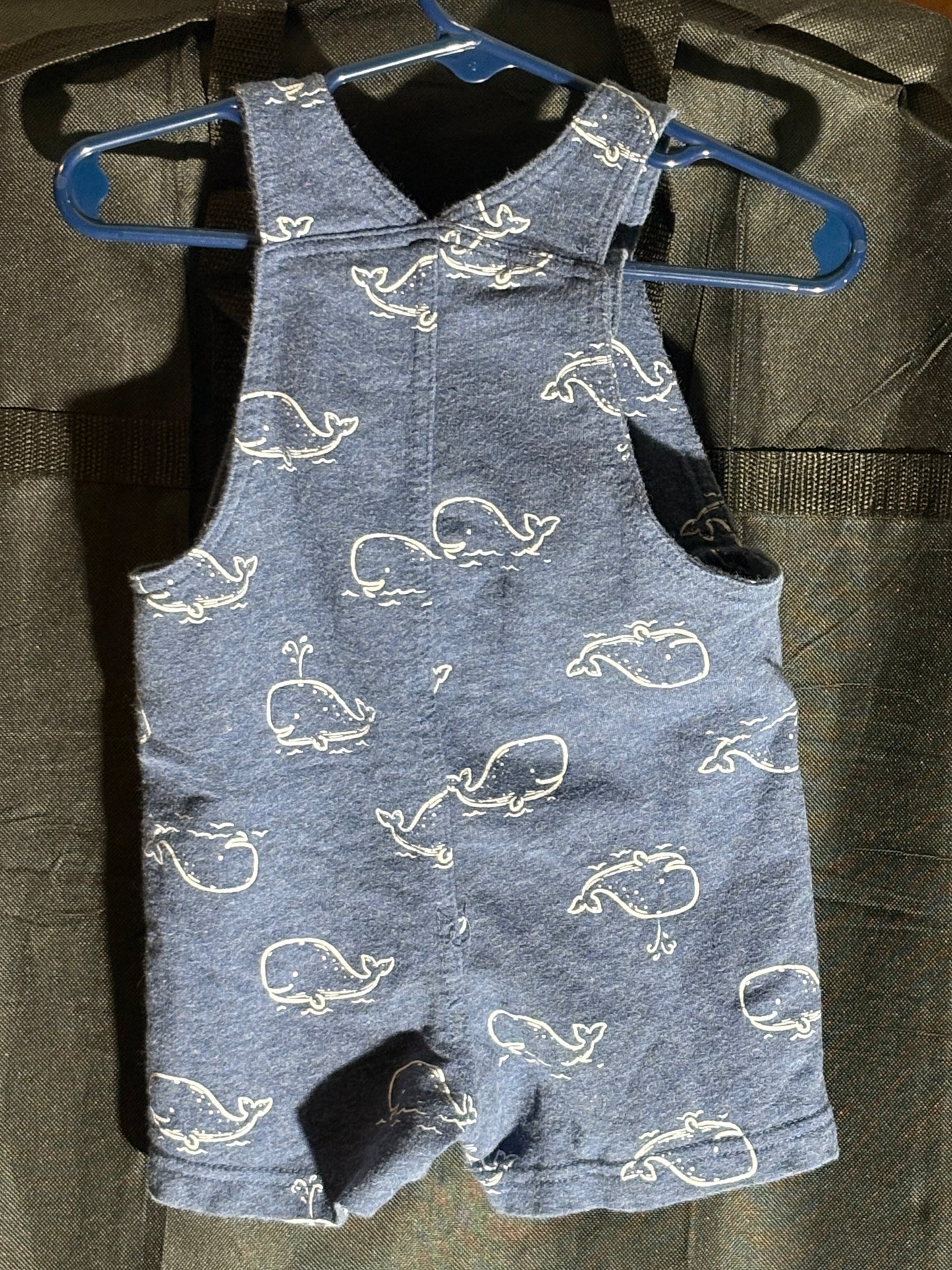 Size 9 month, Navy Overalls