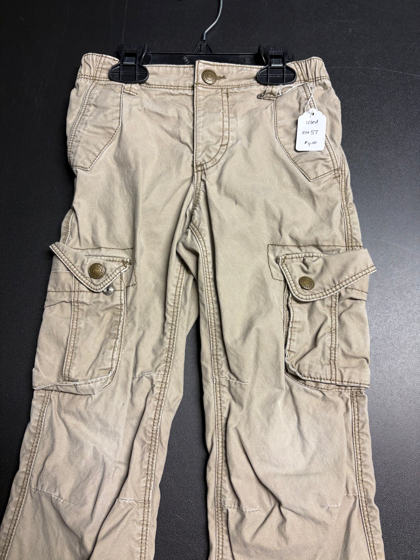 Size 5T Khaki cargo pants