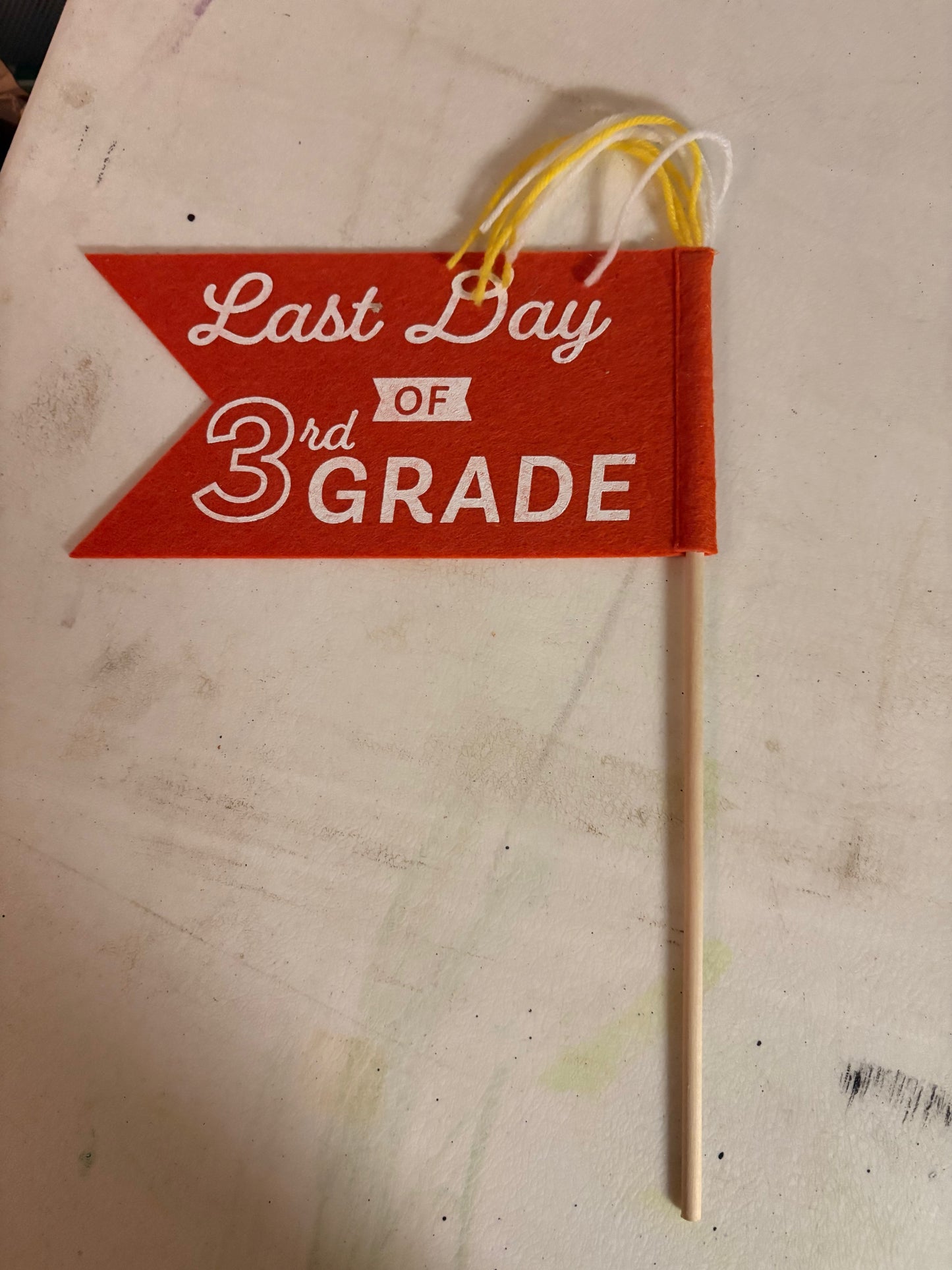 First & Last day of 3rd grade Flag