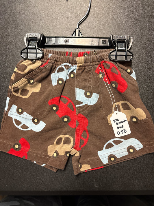 Size 6 month brown shorts