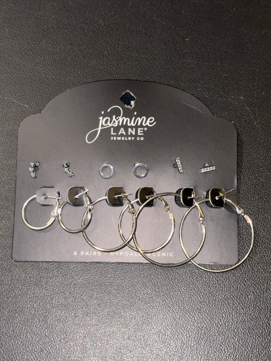 Six pairs of Earrings, Jasmine Lane