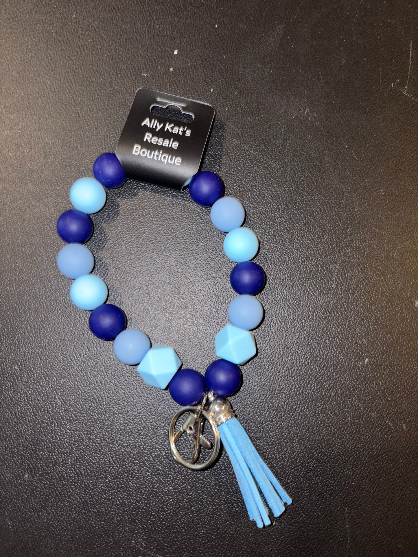 Silicone Bead Keychain Bracelets 10 different types to chose from