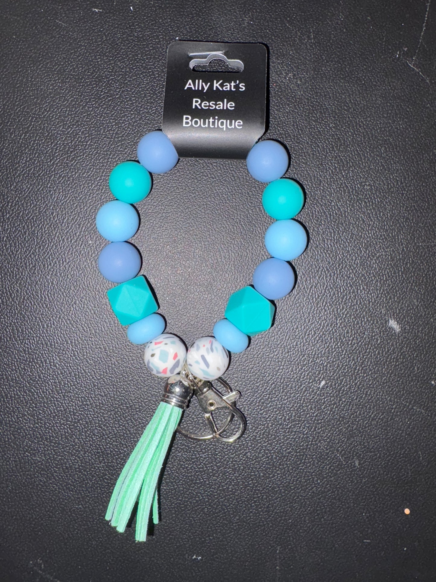 Silicone Bead Keychain Bracelets 10 different types to chose from