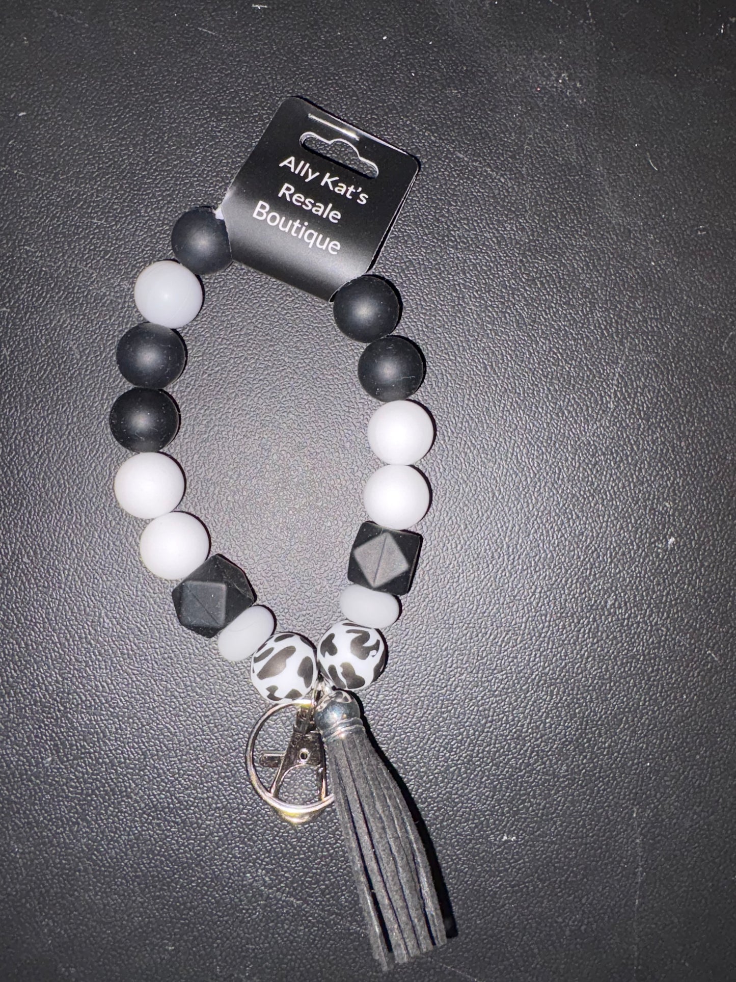 Silicone Bead Keychain Bracelets 10 different types to chose from