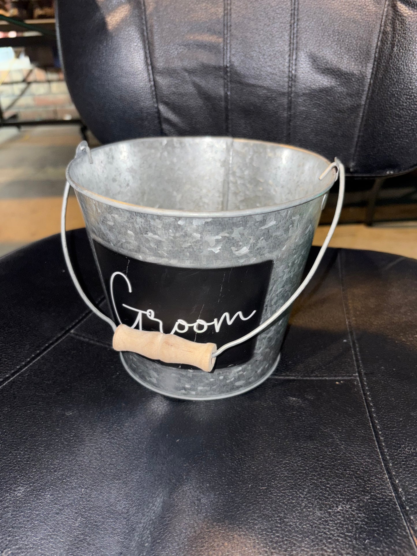 Bride and Groom Dollar Dance Buckets