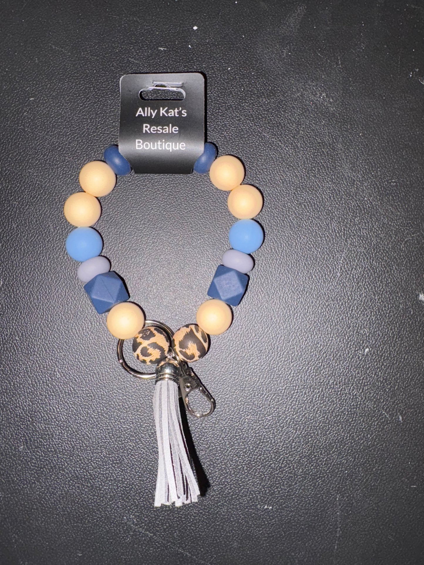 Silicone Bead Keychain Bracelets 10 different types to chose from