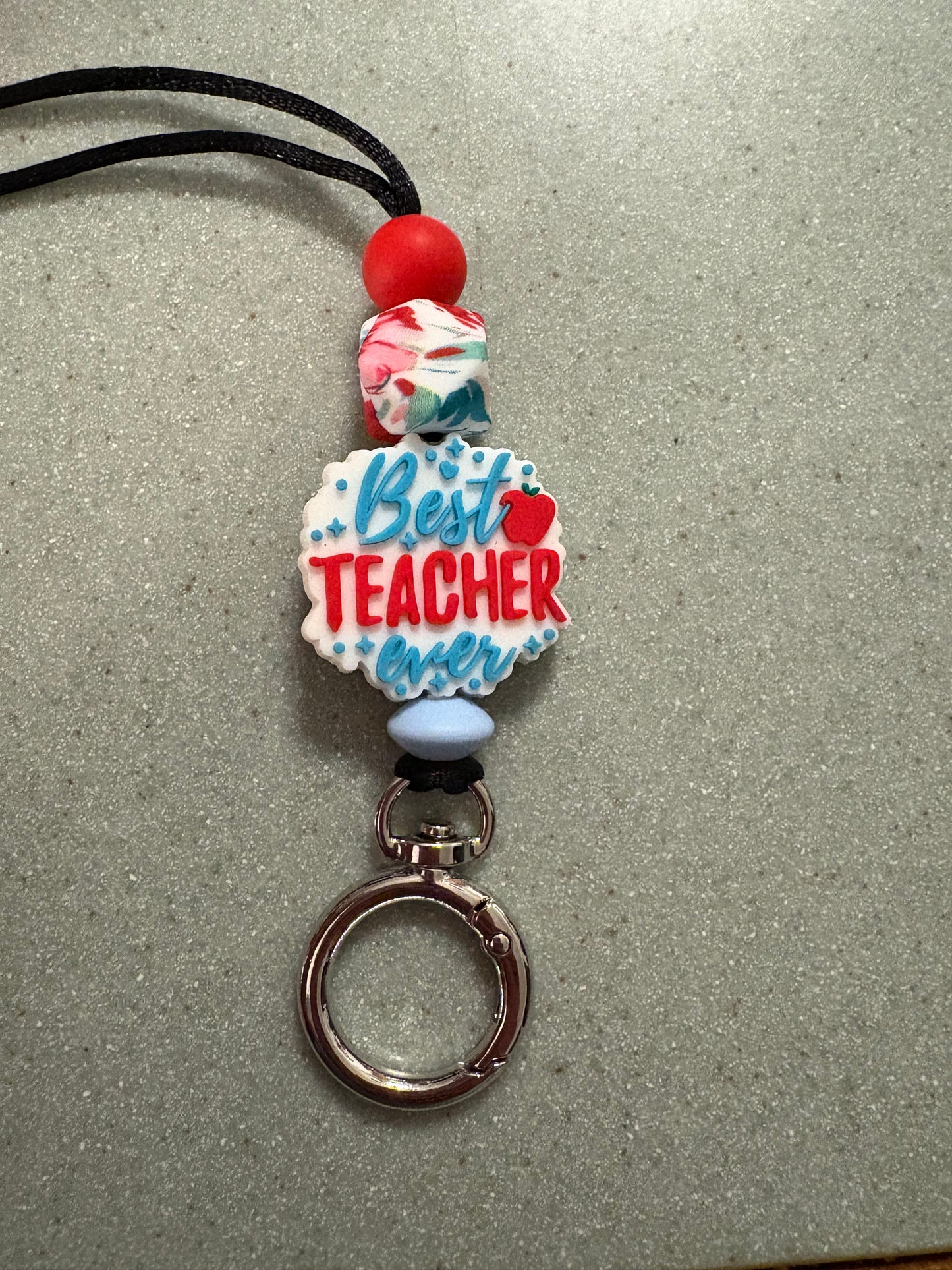 Best Teacher Ever Lanyard