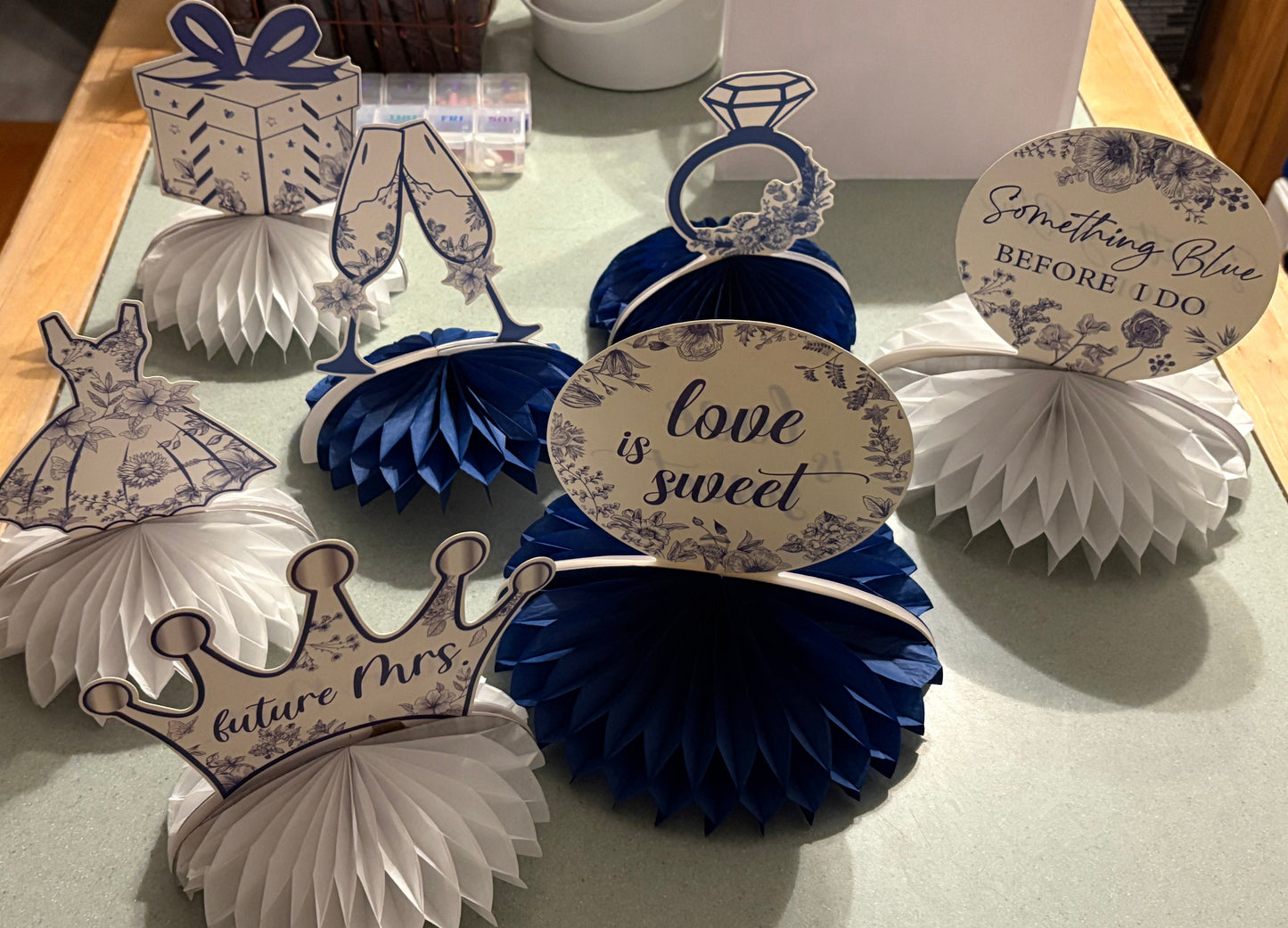 Something Blue Before I Do Decor