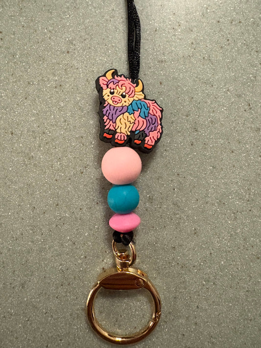 Furry Cow Lanyard