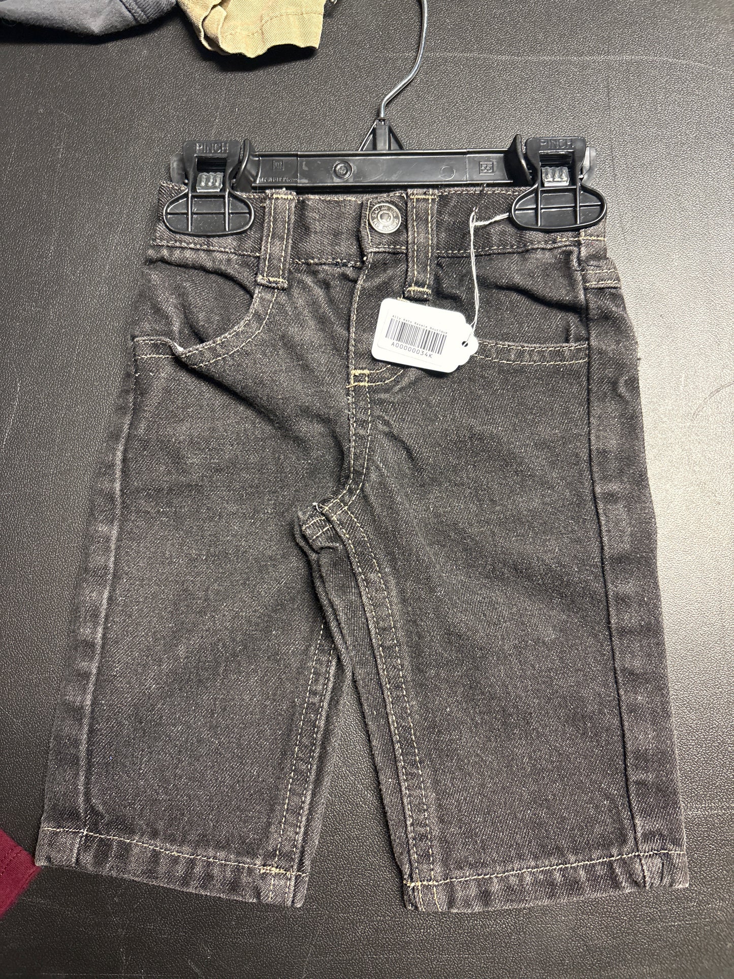 3-6 month boys black jeans ￼