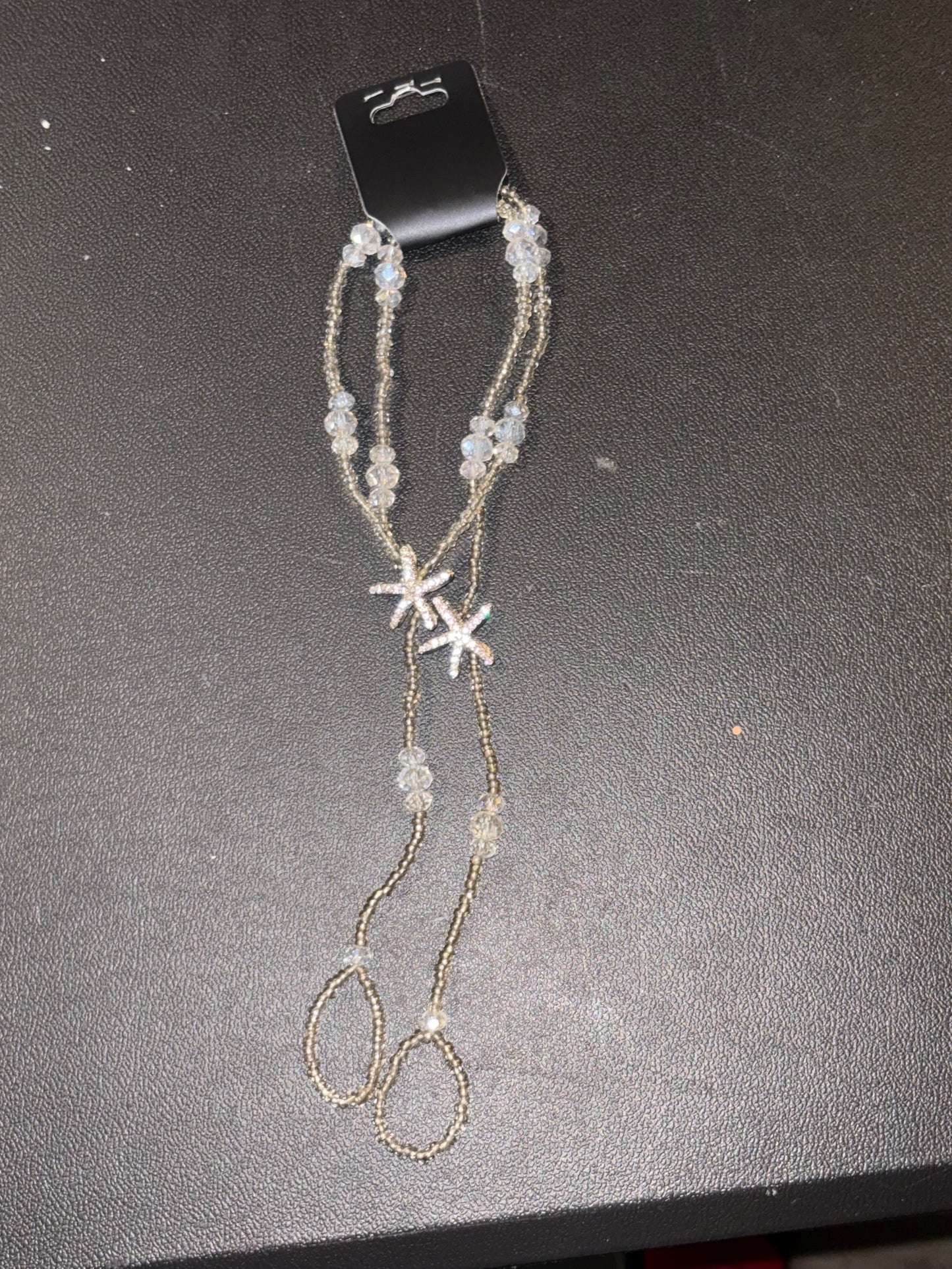 Starfish Anklet with toe ring