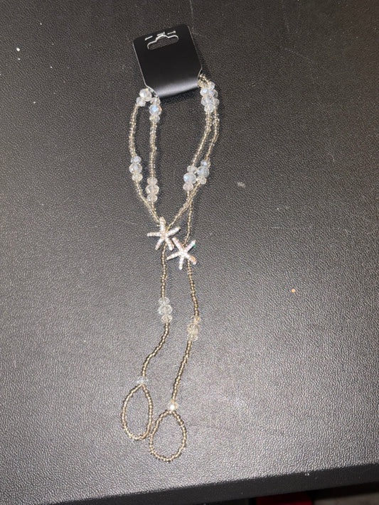 Starfish Anklet with toe ring