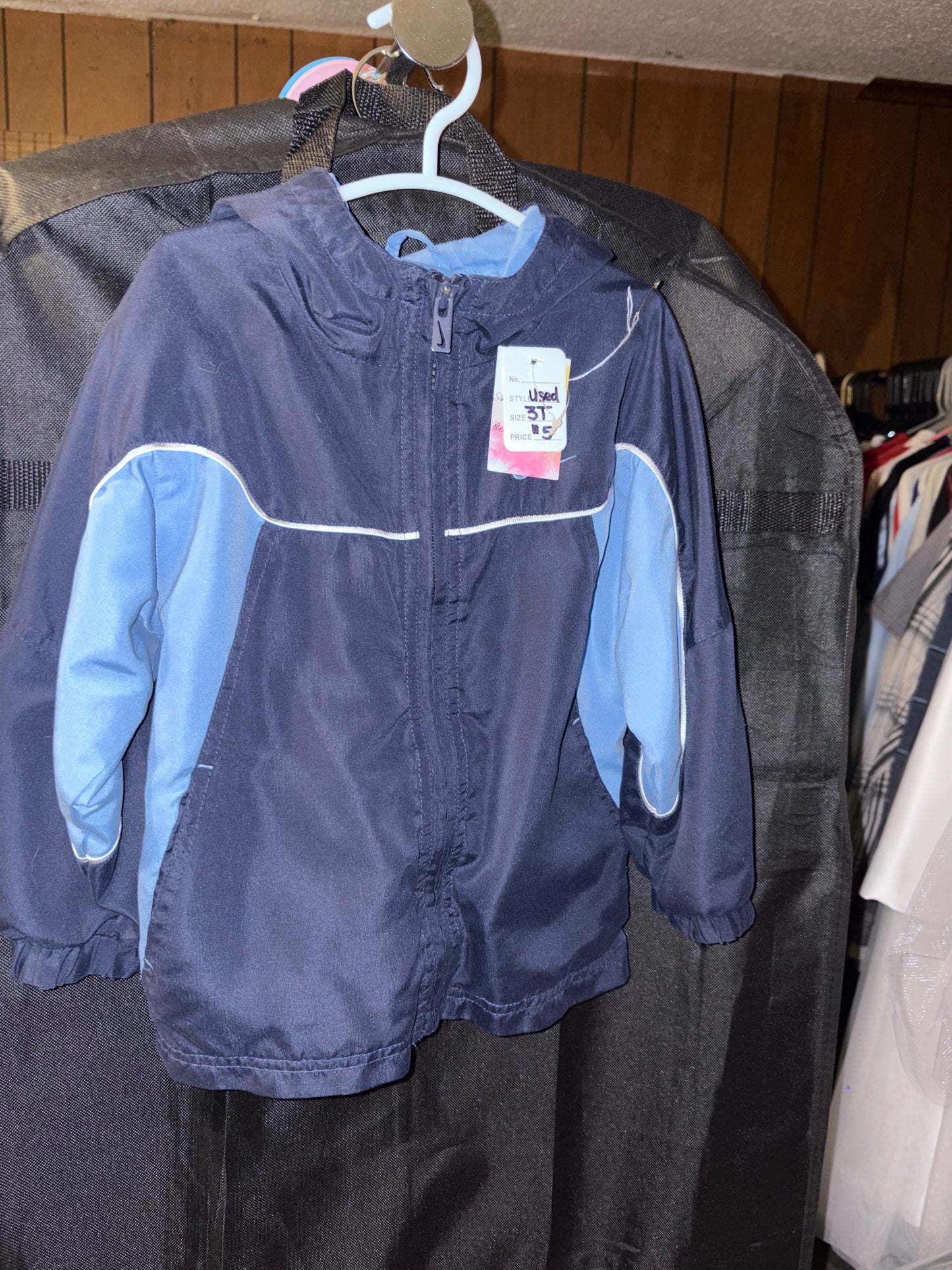 3T Boys Nike Lightweight Hooded Jacket