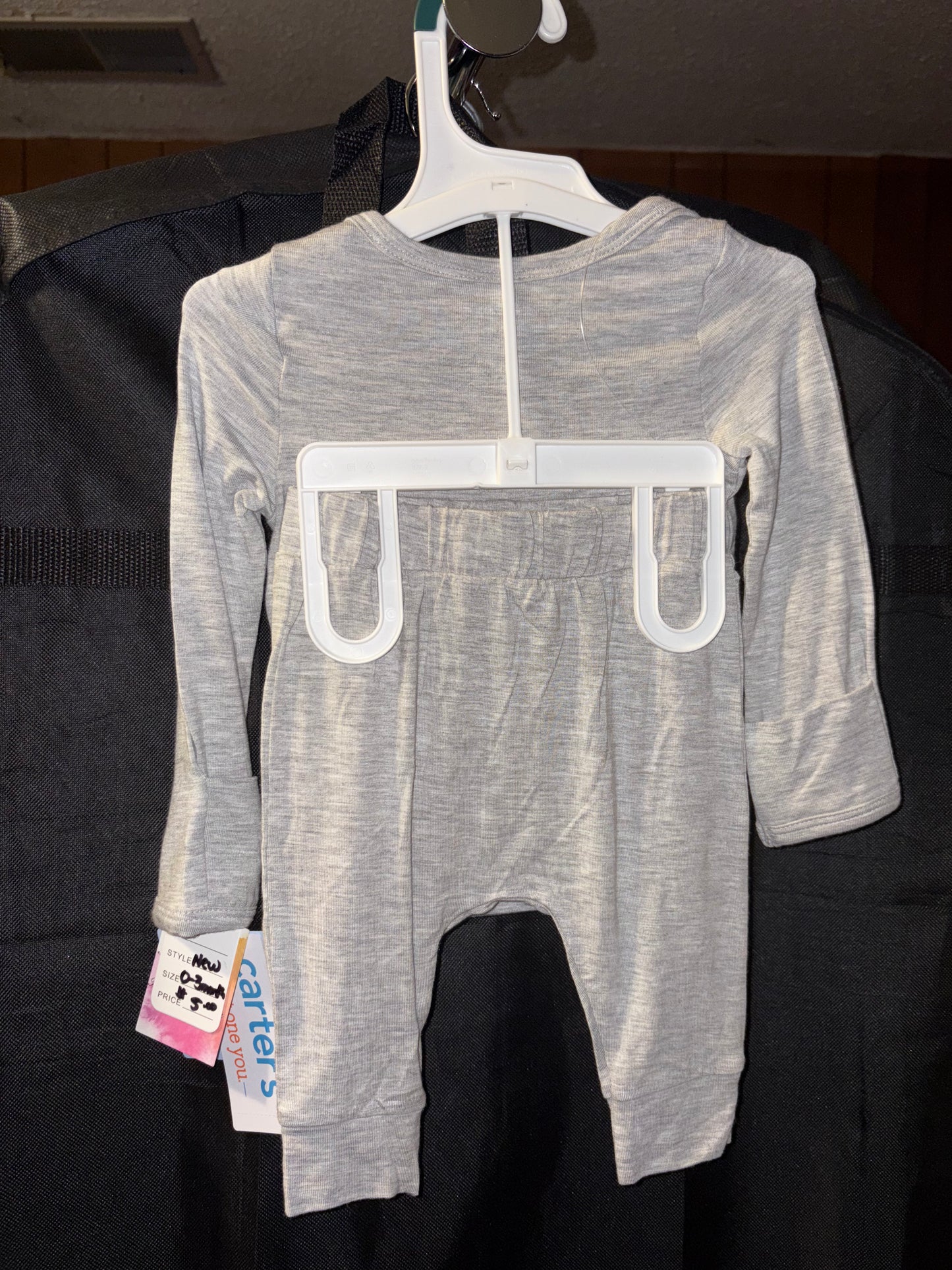 NWT 3 month Gray long sleeved outfit