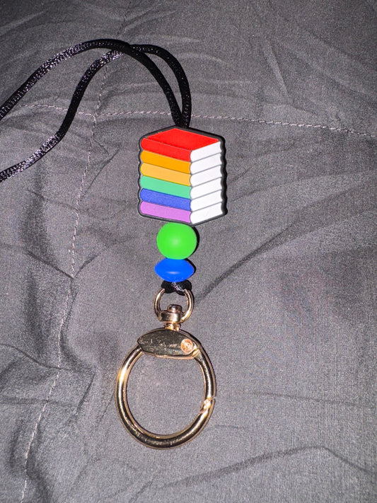 Book Stack Lanyard