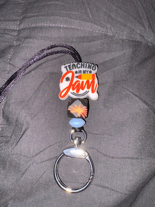 Teaching is My Jam Lanyard