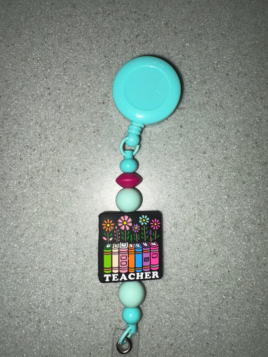 Teacher badge reel￼
