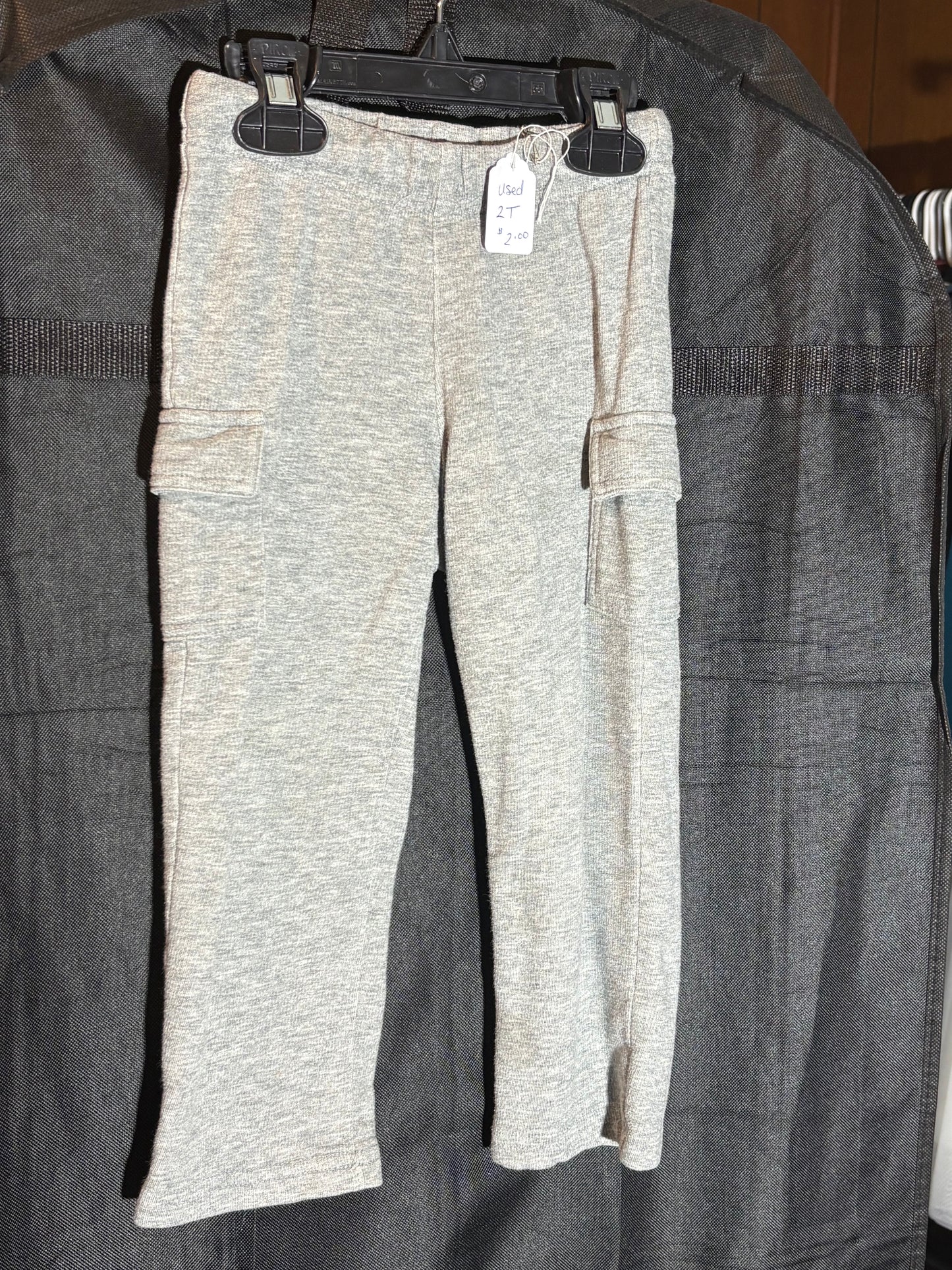 Size 2T Girls Gray Sweat Pants
