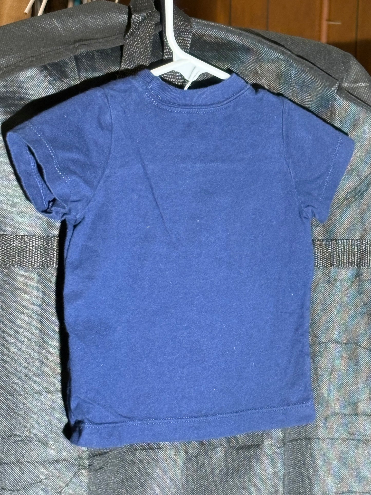 Size 6 month, Carters Brand, Captain Adorable Navy tshirt