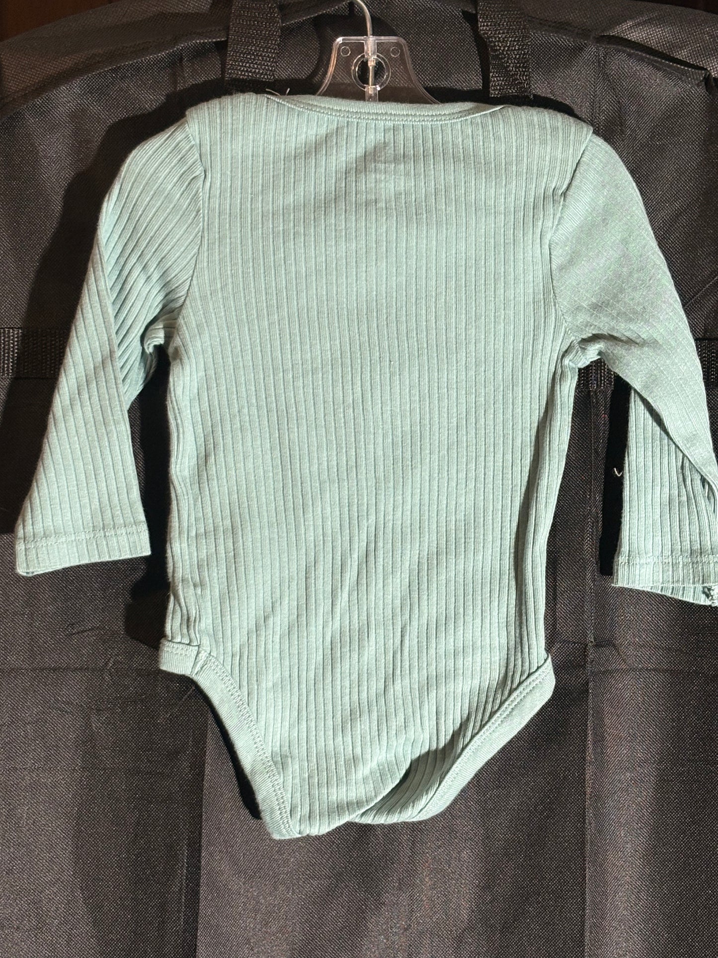 Size 6-9 month, Teal green, Cloud Island brand onesie