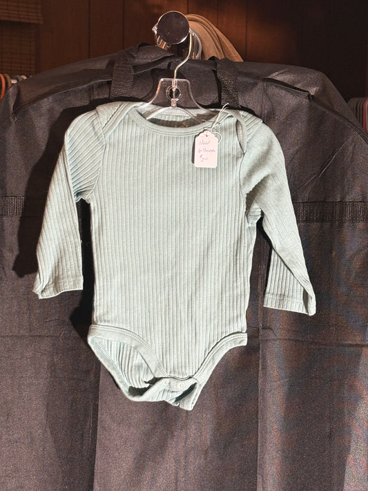 Size 6-9 month, Teal green, Cloud Island brand onesie