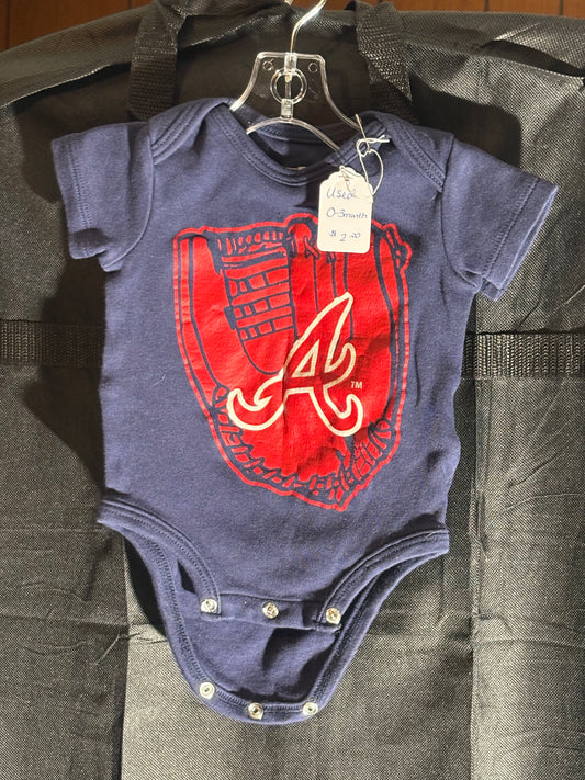 Size 0-3, Braves onesie