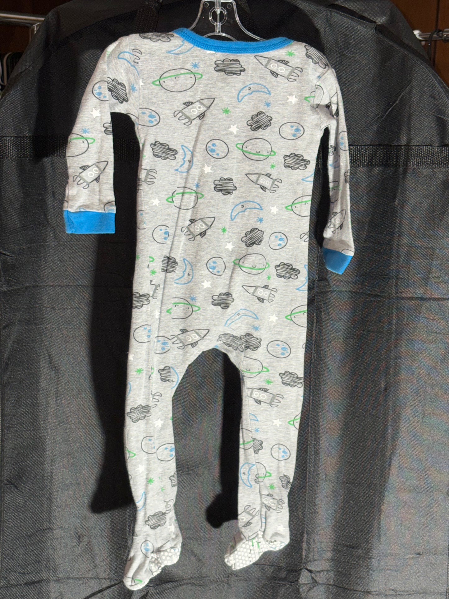 Size 9 month, Gerber Brand, gray sleeper