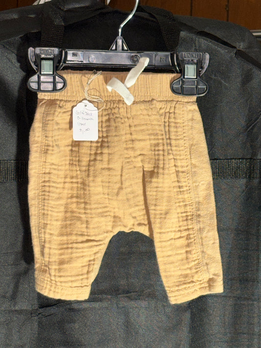 Size 0-3 month, Cat & Jack Brand, khaki pants