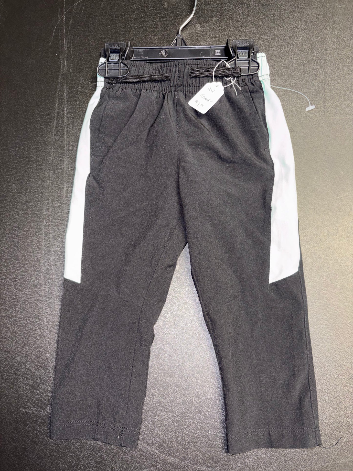 Size 18 month, black and light pastel green sports pants