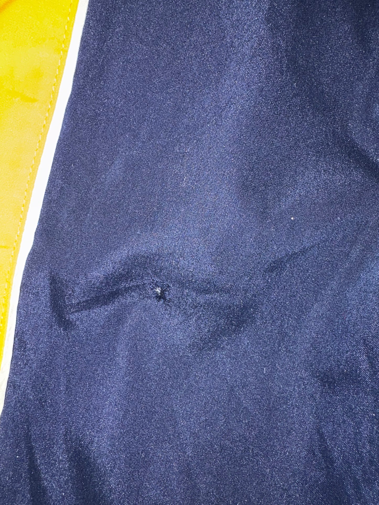 Size 24 month thick pants, Navy and Yellow