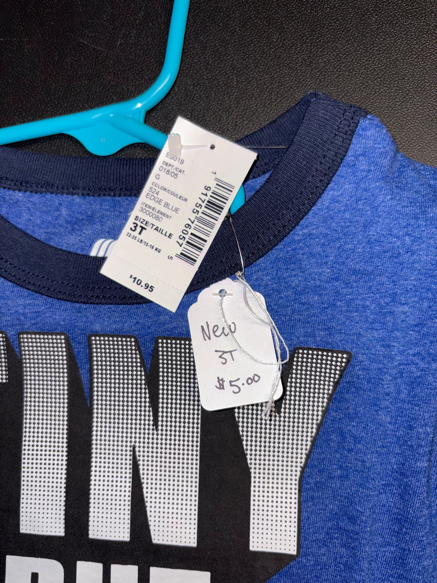 Size 3T Blue Tshirt, The Children’s Place Brand, NWT