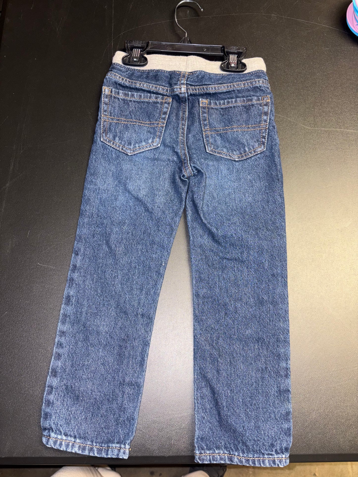 Size 4T, blue jeans