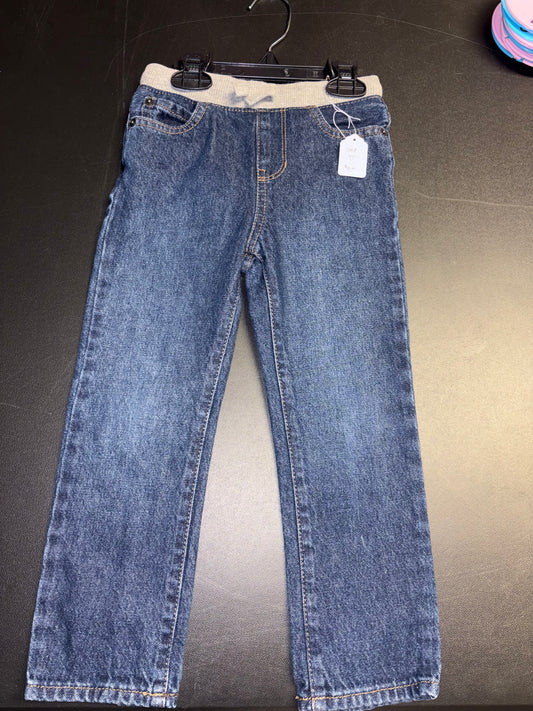 Size 4T, blue jeans