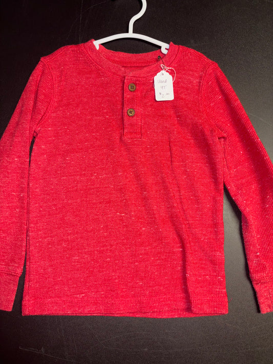 Size 4T, Jumping Beans Brand, Red Knit