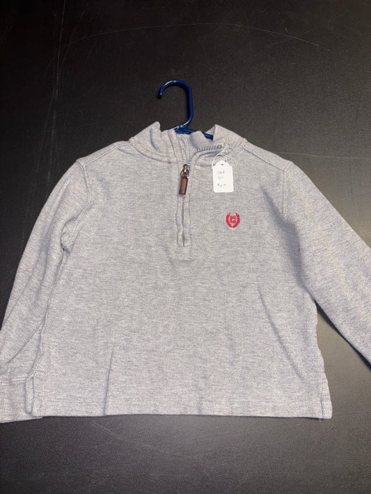 Size 4T, Chaps Brand, Gray long sleeved sweatshirt pullover