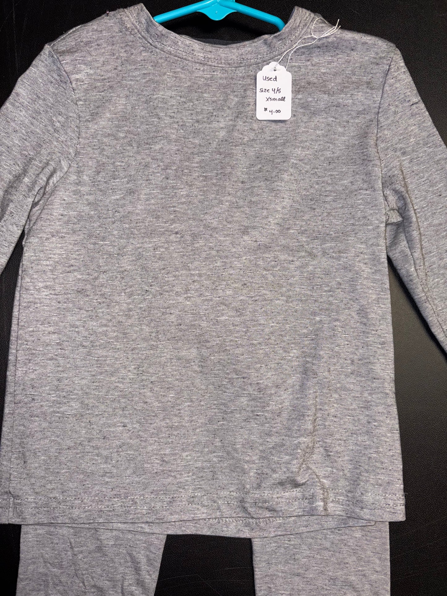 Size 4/5 xsmall gray long underwear