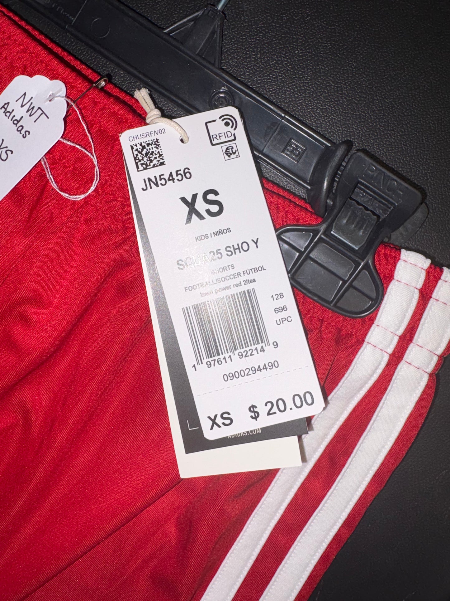 Size 4/5 XSmall, Adidas Athletic shorts