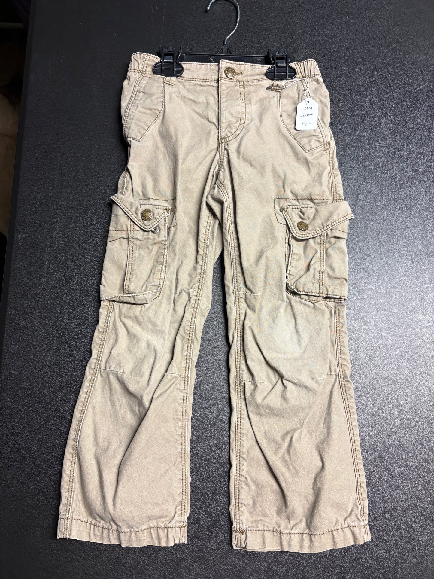 Size 5T Khaki cargo pants