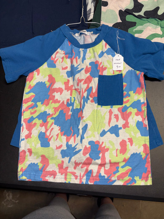 Size Small multicolor/Navy camo PJs