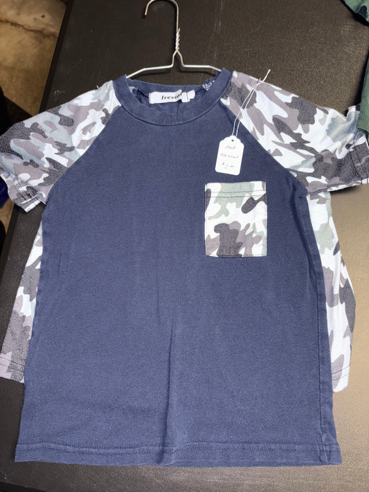 Size Small Gray/Navy camo PJs