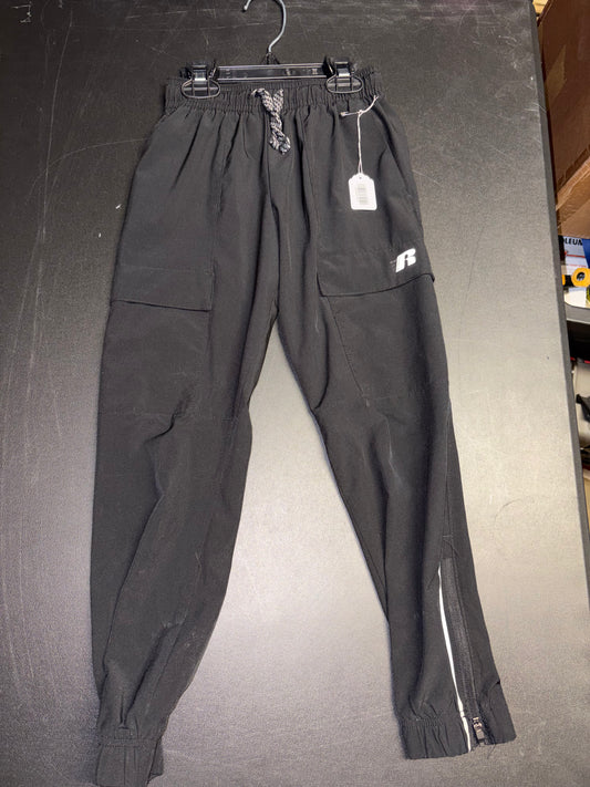 Size 6/7 Youth, Black Wind Pants