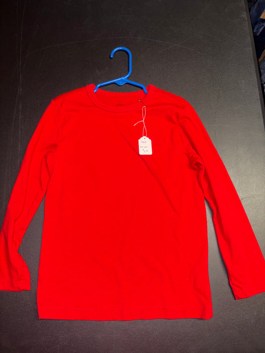 Size 6/7 Youth, Red long sleeved shirt, Wonder Nation Brand