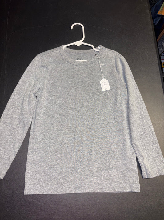 Size 6/7 Youth, Gray long sleeved shirt, Wonder Nation Brand