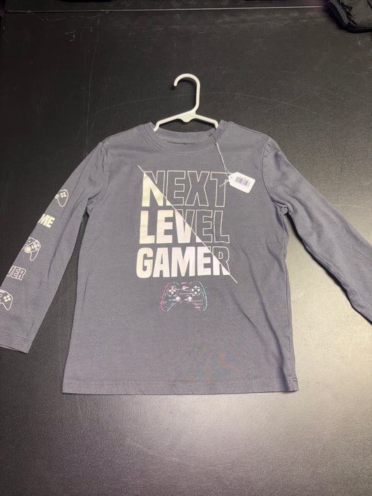 Size 6/7 Youth, Gray Gamer shirt