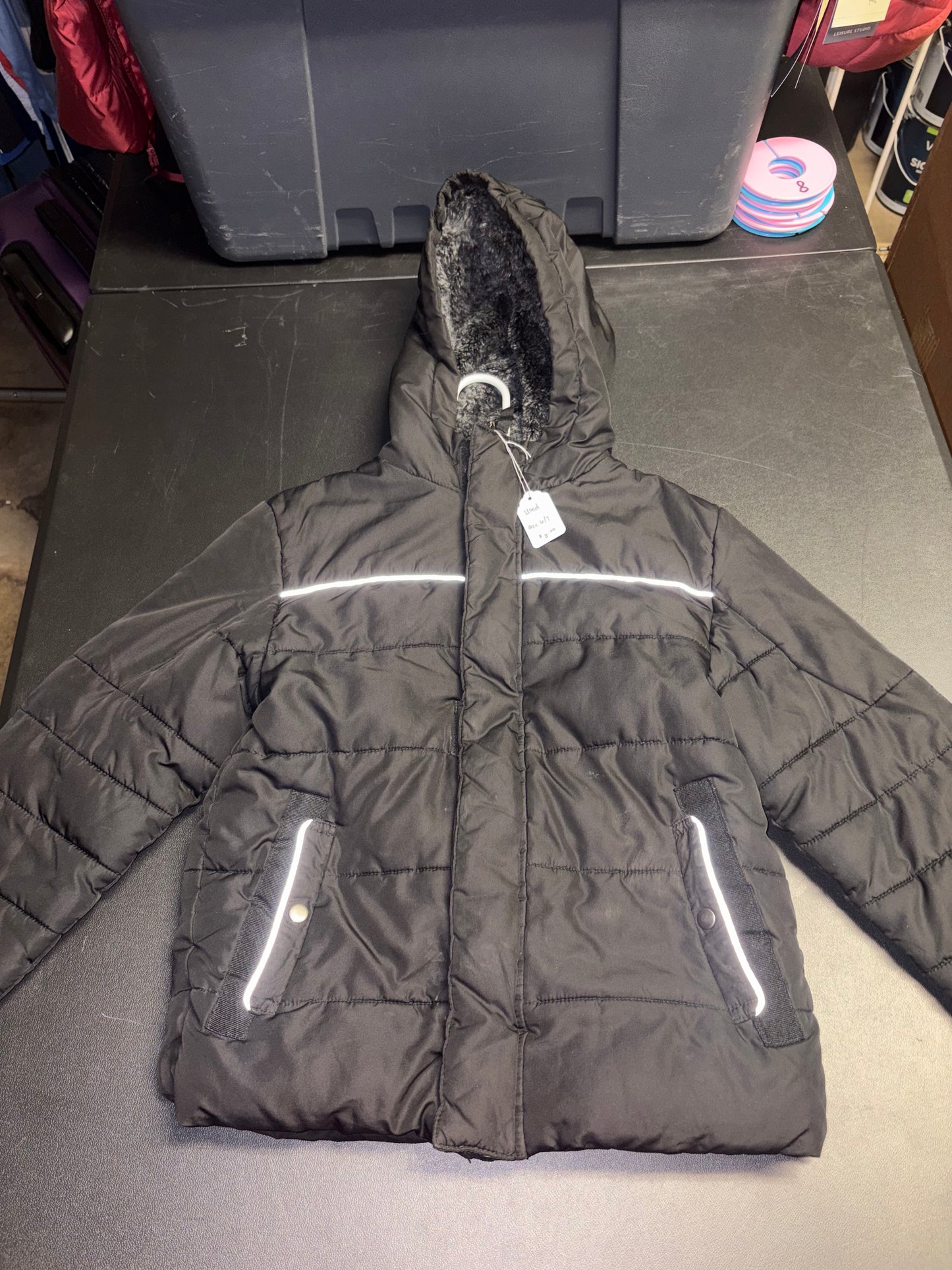Size 6/7 Youth, Black, Swiss Tech Brand, winter coat