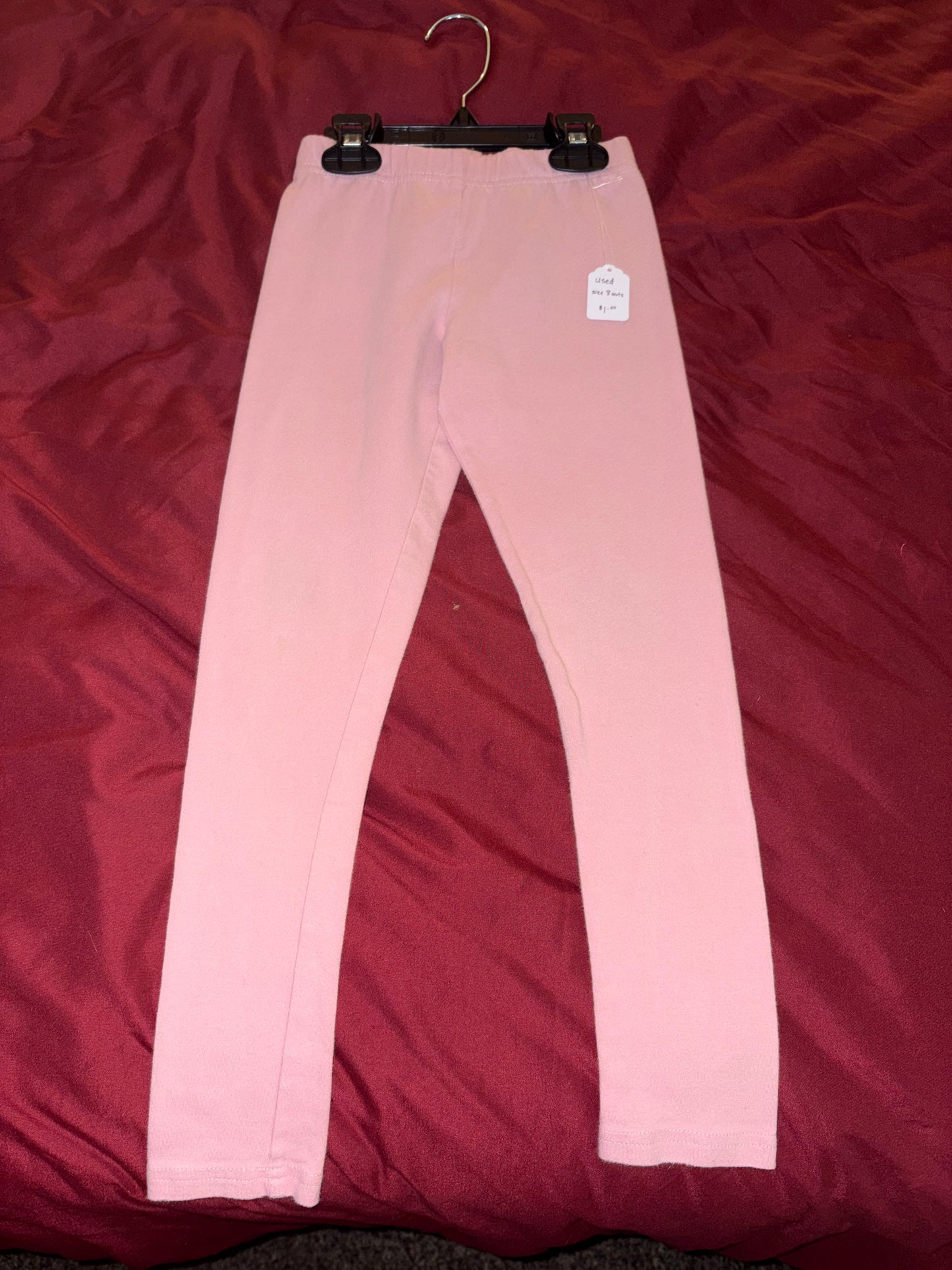 Size 8 girls, pink leggings, OshKosh Brand