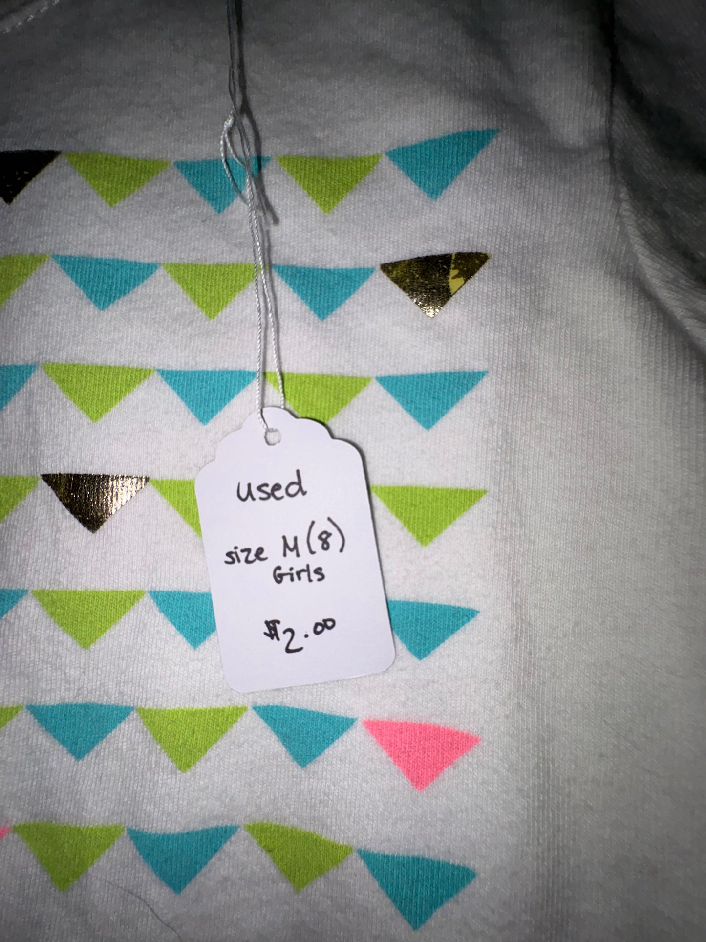 Size 8 Girls, long sleeved white shirt, Old Navy Brand