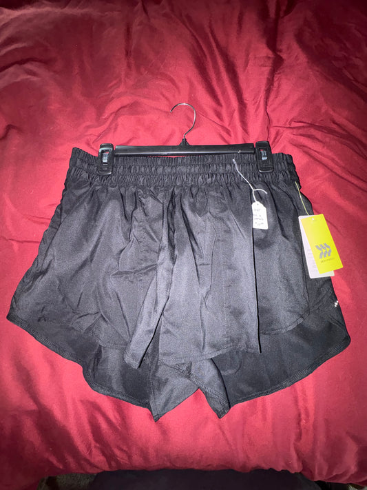 Size M women’s 3” running shorts, Black, All in motion brand, NWT